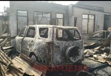 Siapa Dibalik Ini?? Salah Satu Rumah Oknum Wartawan di Rantau Utara Dibakar OTK