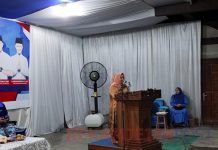 Bupati Bengkalis Hadir Halal Bihalal Partai Demokrat, Ketua Partai Nur Azmi Hasyim Ucapkan Terima Kasih