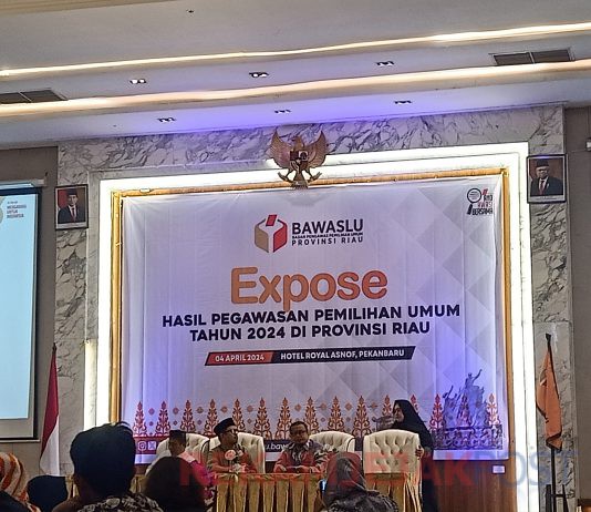 Bawaslu Riau Expose Hasil Pengawasan Pemilu 2024