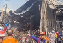 Kebakaran di Gudang Perabotan Bekasi, Satu Keluarga Terjebak Disalah Satu Ruangan Yang Terbakar