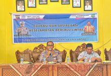 Dalam Rangka Operasi Patuh lalu lintas, Kasat Lantas Bersosialisasi Dengan Cara Unik Menekan Angka Kecelakaan di Jalan Raya