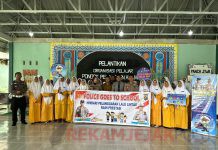 Kasat Lantas Polres Siak Turun Langsung Gelar Sosialisasi ke Sekolah Pesantren Al Amin dan SMKN 1 Lubuk Dalam
