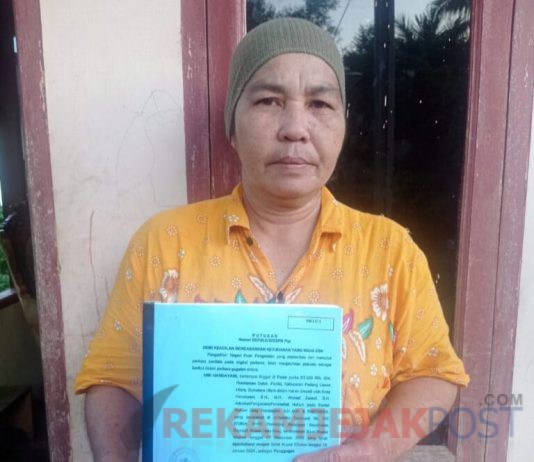 Umi Handayani Siregar Kecewa Putusan PN Pasir Pengaraian Tidak Mencerminkan Keadilan