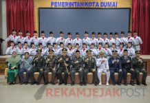 Sebanyak 35 Orang Putra Putri Terbaik Kota Dumai Resmi Dikukuhkan Menjadi Paskibraka