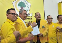 Partai Golkar Serahkan Formulir B1 KWK Kepada Bakal Pasangan Calon Wali Kota dan Wakil Wali Kota