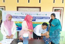 Pemdes Kelemantan Barat Gelar Imunisasi Terhadap Anak-Anak