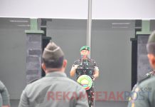Danrem Sampaikan Kepada Seluruh Prajurit dan Pns Ucapan Terimakasih dan Rasa Bangga Sebesar Besarnya Kepada Bapak Kasad