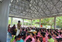 Unit Reskrim Polsek Kandis Lakukan Sosialisasi Bahaya Narkoba Pada Siswa-Siswi SMPN 7 Kandis