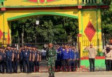 Upacara pelaksanaan Peringatan Hari Pahlawan Tahun 2024 Di Kabupaten Indragiri Hilir