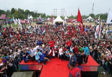 Meskipun Diguyur Hujan, Masyarakat Tetap Antusias Hadiri Kampanye Akbar KBS