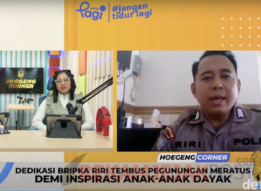 Anggota Polsek Hantakan,Bripka Riri Herlianto Melakukan Pendekatan Kepada Masyarakat Kalimantan Selatan