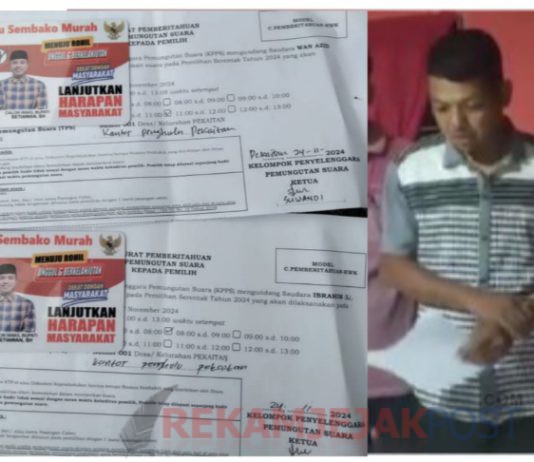Cabup Incumbent Rohil, Afrizal Sintong, SIP, MSi Lewat Akun Resmi FB Miliknya, BAWASLU Usut Sampai Tuntas