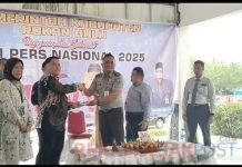 Momen HPN 2025, Forum Pers Rohul Bersatu Santuni Anak Yatim Bersama Baznas