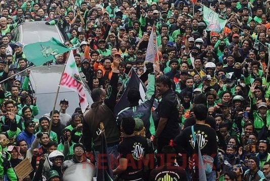 Driver Ojol Demonstrasi Besar-besaran Akibat Ketidakadilan Ekonomi dari Platform Ojol