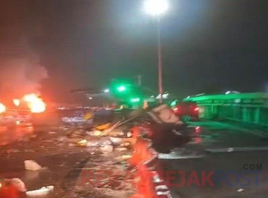 Kecelakaan Beruntun Truk Rem Blong Tewaskan 8 Orang di Gerbang Tol Ciawi Jabar