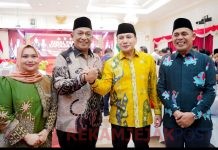 Bupati Kasmarni Ucapkan Selamat Datang Kepada Irjen Pol Hery Herjawan di Bumi Lancang Kuning dan Selamat Bertugas ditempat yang Baru Kepada Irjen Pol Mohammad Iqbal