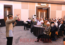 Bupati Bengkalis diwakili Wabup Bagus Santoso Menghadiri Sosialisasi Empat Pilar dan Seminar Kepemimpinan