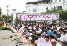 Sholat Idul Adha, Wabup Ajak Umat Muslim Rawat Kebersamaan Dalam Membangun Negeri