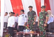 Penutupan TMMD, Bupati Bengkalis Bersinergi Bangun Negeri