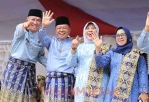 Bupati dan Wabup Meranti Ikut Pawai Taaruf MTQ ke-43 Tingkat Provinsi Riau di Bengkalis