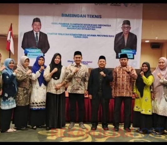 Tingkatkan Kualitas Pembinaan, Guru MTsN 8 Kampar Ikuti Bimtek Olimpiade Madrasah 2026