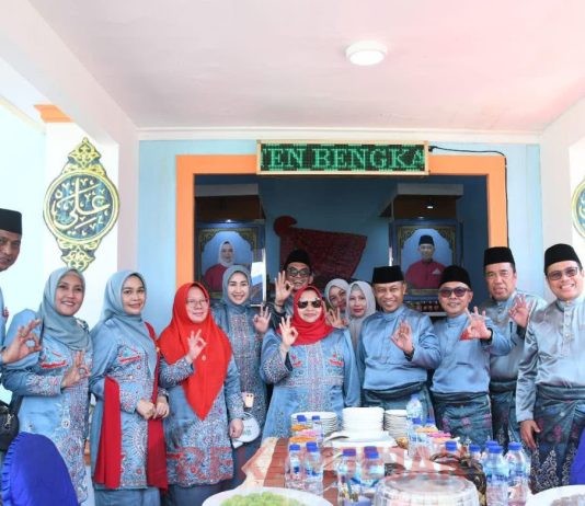 Ornamen Bentuk Wisma Daerah Sri Mahkota, Pameran Stand Bazar Bengkalis Pada Perhelatan MTQ Ke-44