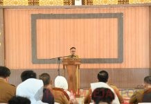 Sekda Hadir Sebagai Perwakilan Bupati Bengkalis Menerima 485 Peserta Kukerta Mahasiswa UNRI Di Bengkalis