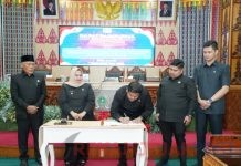 Dalam Rapat Paripurna, DPRD Bengkalis Menyampaikan Tindak Lanjut Hasil Ranperda