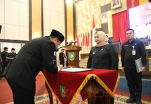 Bupati Bengkalis Melantik Sejumlah Penjabat Di Lingkungan Pemkab Bengkalis