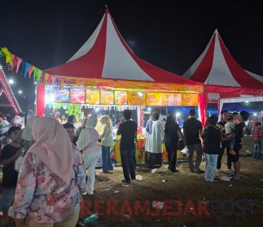 Pasar Malam Senapati Jaya Hadir Menghibur Warga Singingi Hilir